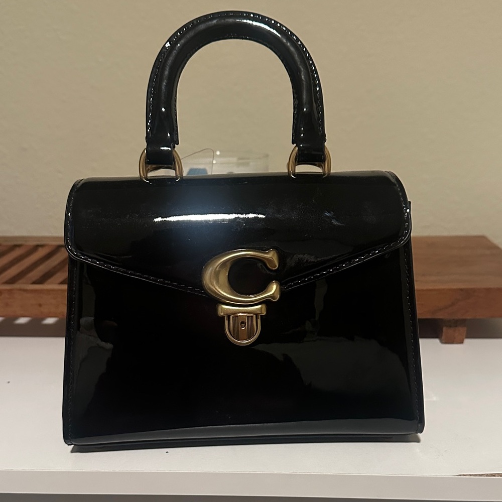 Coach Sammie 21 top handle Elegant Black Handbag